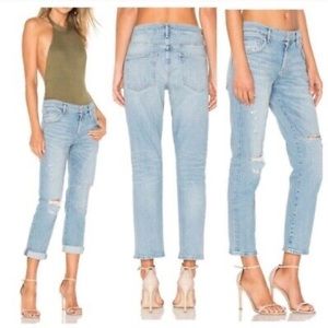 Agolde Isabel distressed Slim Fit Boyfriend Jeans